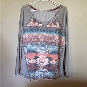 Maurice’s southwestern sweatshirt size 1